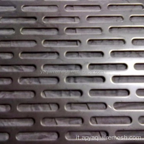 Meta metallica perforata in acciaio zincato perforato in alluminio